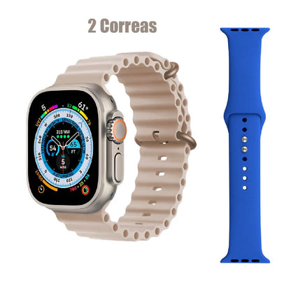 Reloj Inteligente con 2 Correas Intercambiables